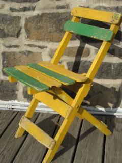 Rare Set of 12 Hand Painted French Art Deco Dining Cafe Garden Chairs C 1920 - 4091014