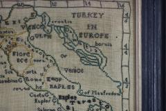 Rare Set of 3 Map Samplers by A Charles Italy Spain France - 2604252