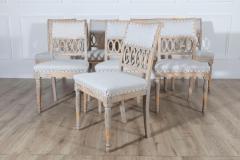 Rare Set of 8 Gustavian Period Side Chairs Lindome circa 1800 - 4353550