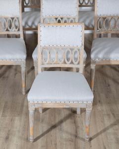 Rare Set of 8 Gustavian Period Side Chairs Lindome circa 1800 - 4353554