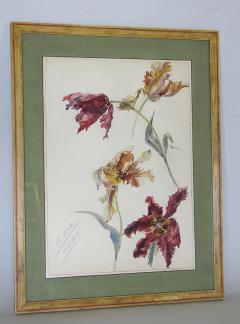 Rare Set of Floral Watercolors by Accard - 519601