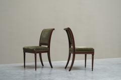 Rare Set of Twelve Early 19th Century Empire Dining Chairs in Mahogany - 4468802