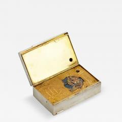Rare Silver Erotic Musical Box Italy 1930s - 4796817
