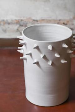 Rare Spina vase in glazed ceramic by Umberto Mantineo - 3548356