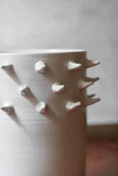 Rare Spina vase in glazed ceramic by Umberto Mantineo - 3548396