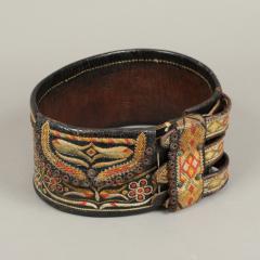 Rare Stitched Leather Ladys Belt - 4228140