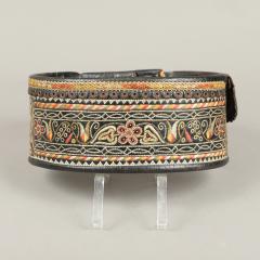 Rare Stitched Leather Ladys Belt - 4228146