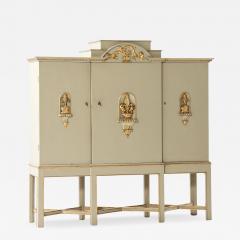 Rare Swedish Grace Cabinet in Paint and Wood 1920s - 4555794
