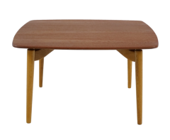 Rare Teak Oak Lamp Coffee Table Designed by Arne Vodder - 4173001