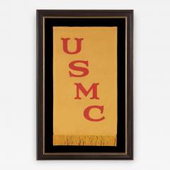 Rare United States Marine Corps Banner of the 1910 1920 Era - 639630