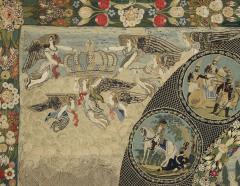 Rare Very Large Silk Work Embroidery Depicting Louis Philippe And His Family - 4750804