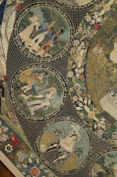 Rare Very Large Silk Work Embroidery Depicting Louis Philippe And His Family - 4750805
