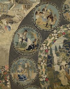 Rare Very Large Silk Work Embroidery Depicting Louis Philippe And His Family - 4750815