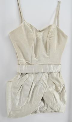 Rare Vintage Gold Silver Lame Designer Bathing Suit - 2283218