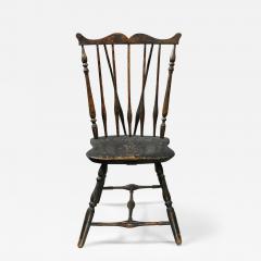 Rare Windsor Brace Back Side Chair Connecticut Circa 1760 - 156120