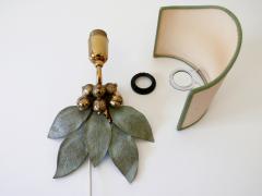 Rare and Elegant Bronze Patinated Brass Sconce Germany 1970s - 2425848