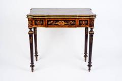 Rare and Elegant Marquetry Russian Game Table - 634130