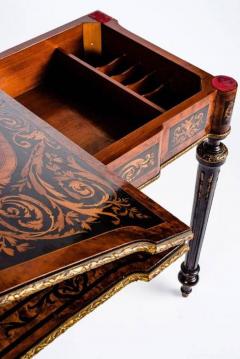 Rare and Elegant Marquetry Russian Game Table - 634132