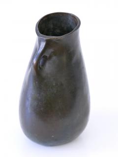 Rare and Elegant Mid Century Modern Bronze Vase Germany 1960s Signed RNR - 3320545