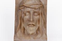 Rare and Important Italian Alabaster Bust Sculpture of Jesus Christ C 1860 - 2690460