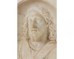 Rare and Important Italian White Marble Bust Sculpture of Jesus Christ C 1850 - 2961042