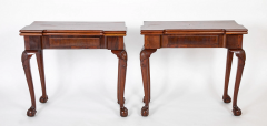 Rare and Important Pair of English George II Period Games Tables - 3265181