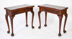 Rare and Important Pair of English George II Period Games Tables - 3265182
