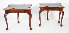 Rare and Important Pair of English George II Period Games Tables - 3265184