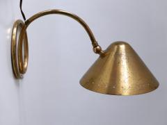 Rare and Lovely Mid Century Modern Brass Table Lamp or Wall Light Sweden 1950s - 3399357