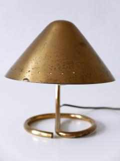 Rare and Lovely Mid Century Modern Brass Table Lamp or Wall Light Sweden 1950s - 3399359