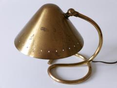 Rare and Lovely Mid Century Modern Brass Table Lamp or Wall Light Sweden 1950s - 3399363