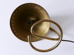 Rare and Lovely Mid Century Modern Brass Table Lamp or Wall Light Sweden 1950s - 3399364