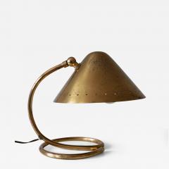 Rare and Lovely Mid Century Modern Brass Table Lamp or Wall Light Sweden 1950s - 3401983
