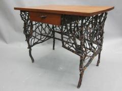 Rare and Unique Modern Craftsman Adirondack Twig Writing Desk - 1590586
