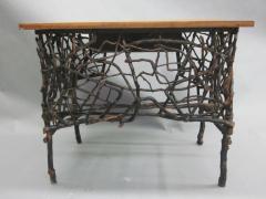 Rare and Unique Modern Craftsman Adirondack Twig Writing Desk - 1590587