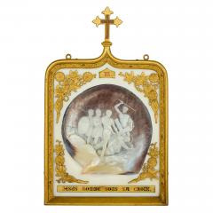 Rare and large 19th century set of 14 mother of pearl Stations of the Cross - 4330150