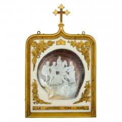 Rare and large 19th century set of 14 mother of pearl Stations of the Cross - 4330152
