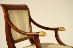 Rare and very refined antique armchair in walnut with guilded details - 2139994