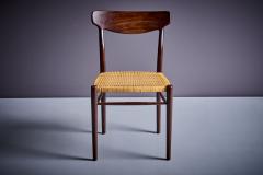 Rare caned version of Gustav Herkstr ter for L bke Set of 6 Chairs Germany 1960s - 3404781