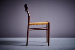 Rare caned version of Gustav Herkstr ter for L bke Set of 6 Chairs Germany 1960s - 3404783