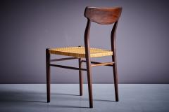 Rare caned version of Gustav Herkstr ter for L bke Set of 6 Chairs Germany 1960s - 3404784