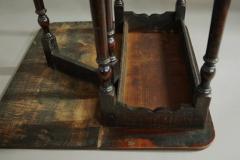 Rare late 17th century oak ash side table - 4787694