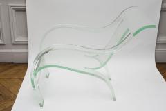 Rare lucite armchair - 1231792