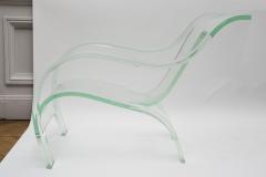 Rare lucite armchair - 1231794