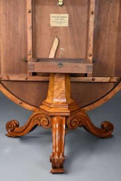 Rare mid 19th century satin birch tilt top breakfast table - 4752894