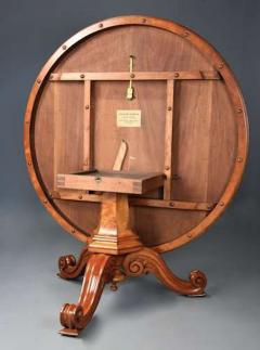 Rare mid 19th century satin birch tilt top breakfast table - 4752895