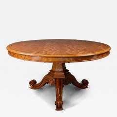 Rare mid 19th century satin birch tilt top breakfast table - 4762332