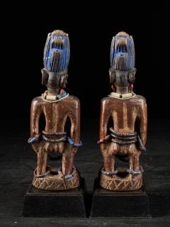 Rare pair of very old Yoruba Ibeji Figures - 1981178
