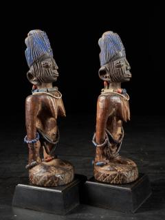 Rare pair of very old Yoruba Ibeji Figures - 1981181