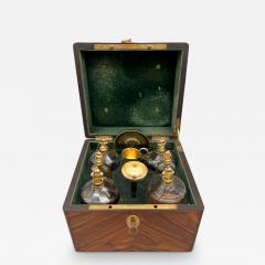 Rare perfume cellar or travel scent box Berthet manufacturer France 1798 1808 - 3412065
